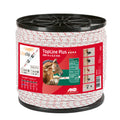 Weidezaunlitze TopLine Plus geflochten weiß/rot - 400 m