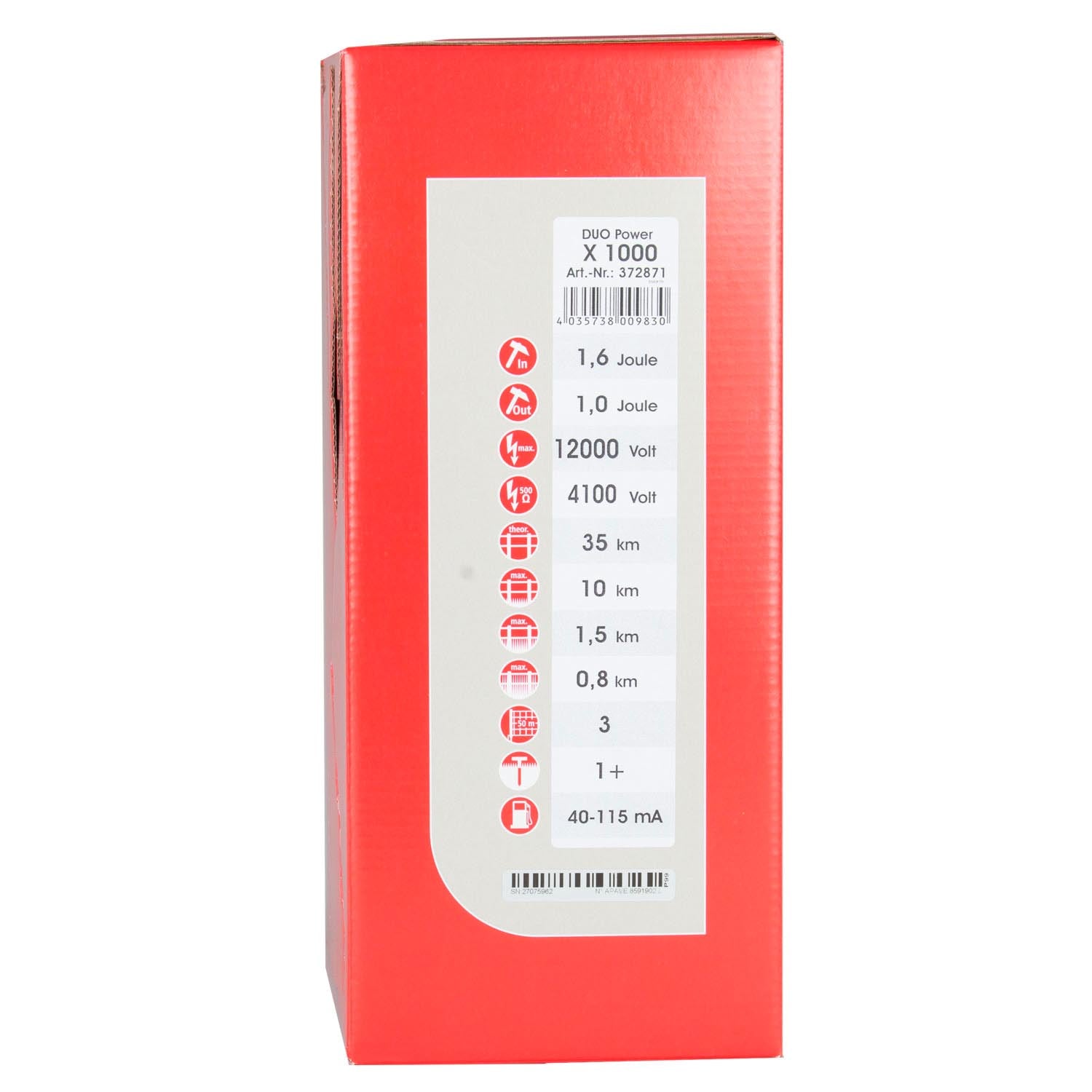 AKO Duo Power X1000 12/230V Duo Weidezaungerät