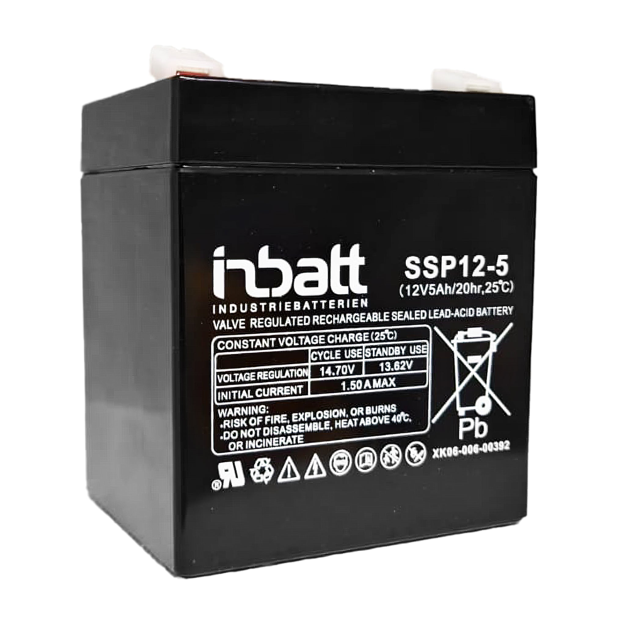 Ersatz-AGM-Akku 12V, 5Ah passend für AKO Sun Power S250