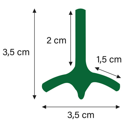 Metallpfahl T-Pfosten 213cm