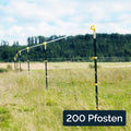 Sparpreis 200x Metallpfahl T-Pfosten 213cm, ohne Isolatoren