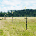 Metallpfahl T-Pfosten 213cm aus Schienenstahl, ohne Isolatoren