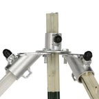 Ecklösungs-Set für T-Pfosten - 1 Stück/Set, Farbe: Silber, Ansicht 2