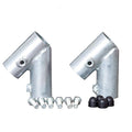 Zaunanfangs-Set für T-Pfosten- 1 Stück/Set, Farbe: Silber