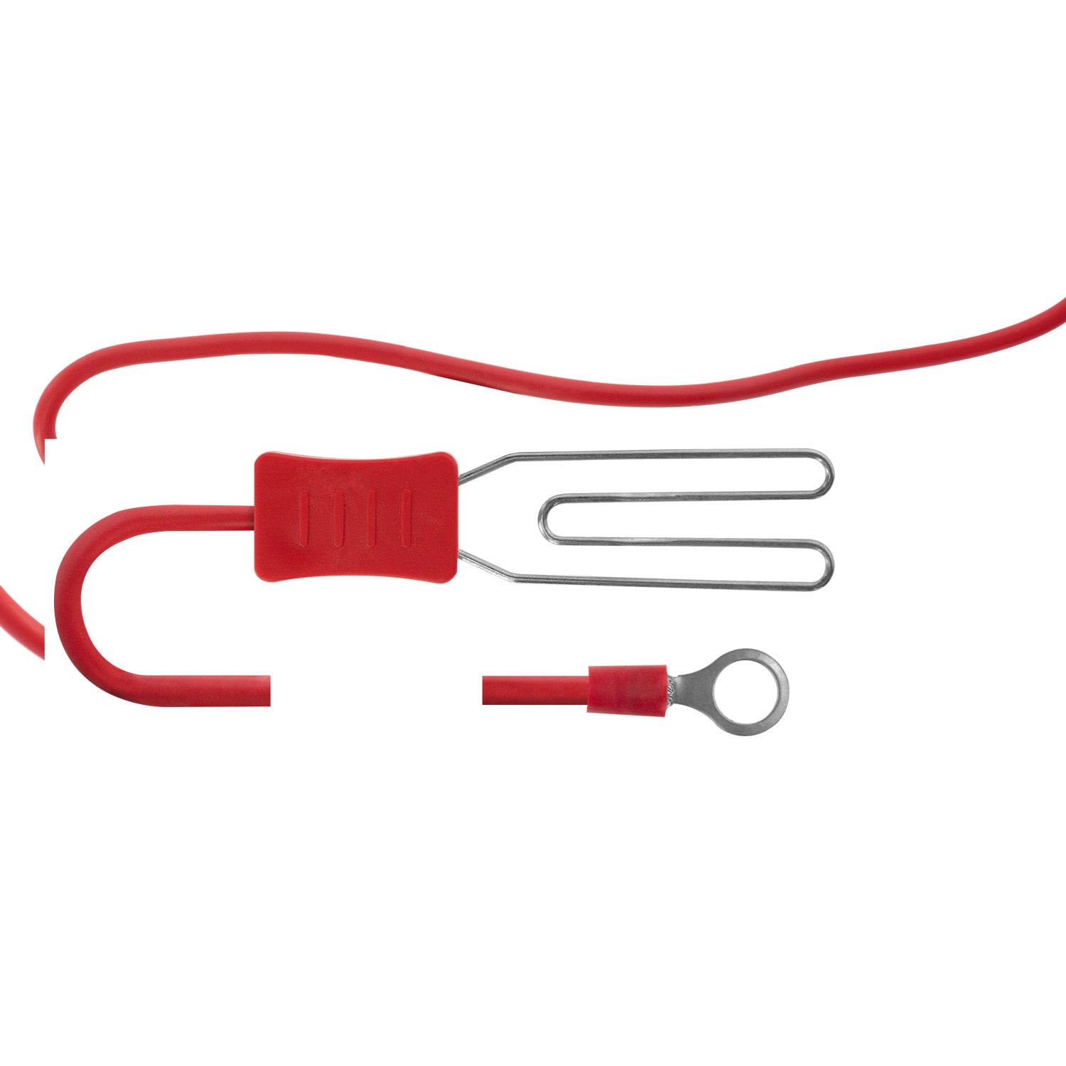 Zaunanschlusskabel Herzklemme - verstärkte Kabelausführung