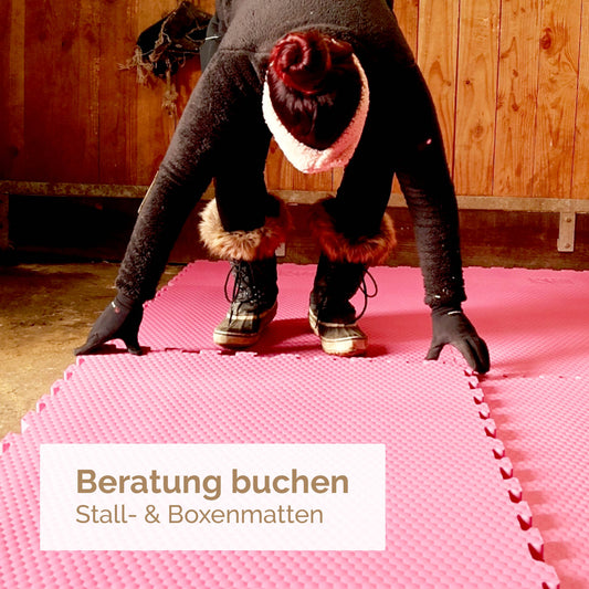 Beratung buchen: Stall- & Boxenmatten