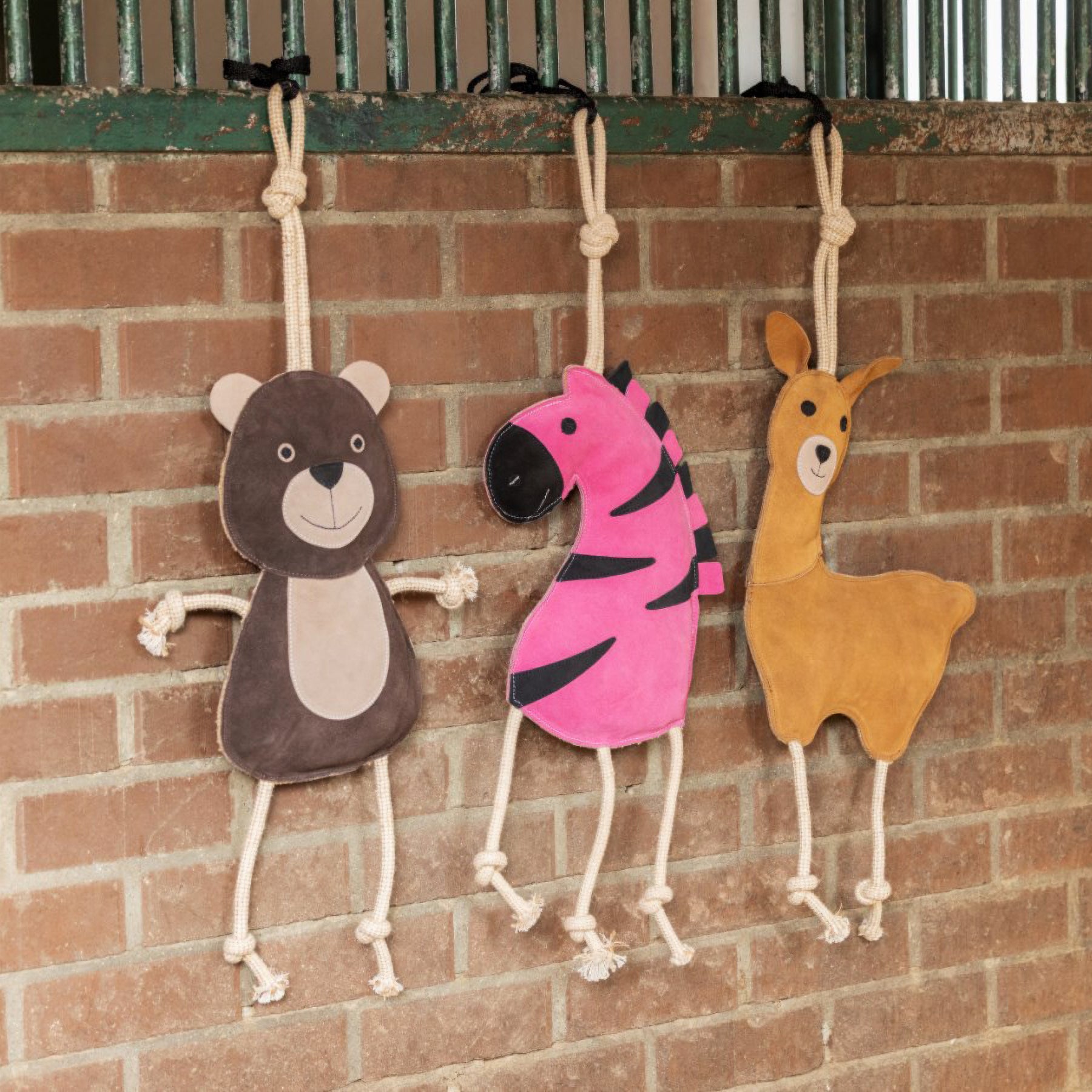 Pferdespielzeug mit Wildlederbezug, verschiedene Ausführungen