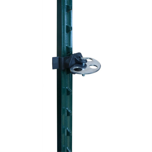 Torgriffisolator Vario für T-Post, schwarz - 3er Pack