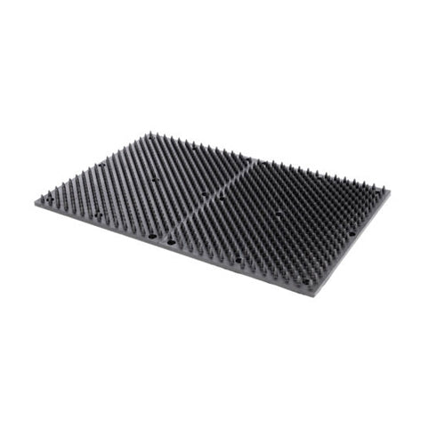 Kratzmatte aus Gummi - Maße: 60x40cm, Farbe: Schwarz