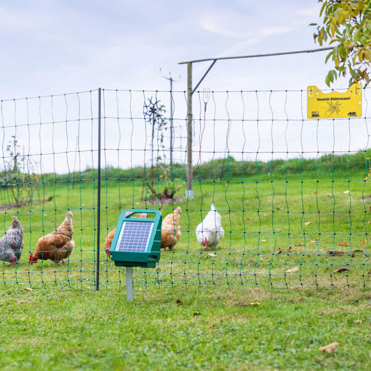 Geflügelnetz-Set 50m inkl. Solargerät
