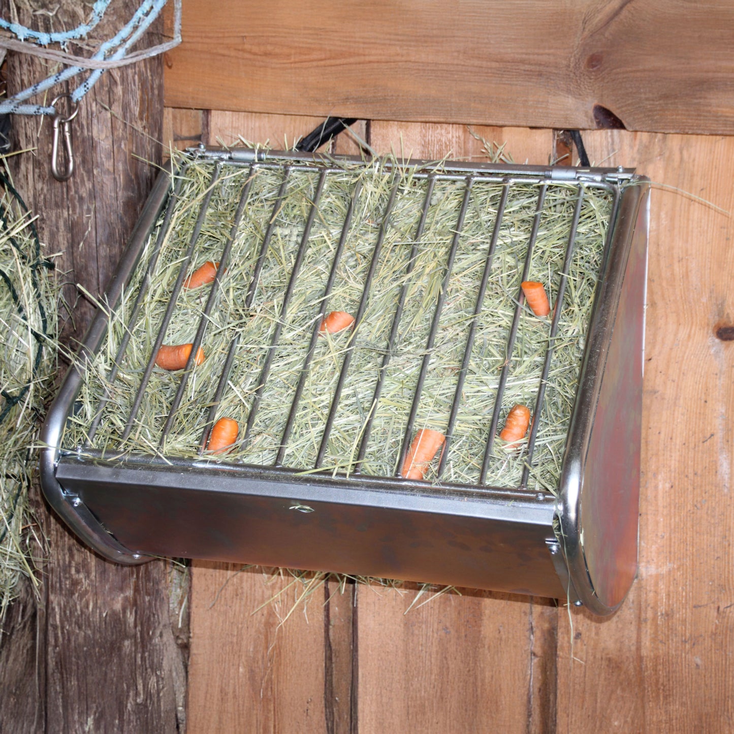 Kerbl Heuraufe mit Futterspargitter