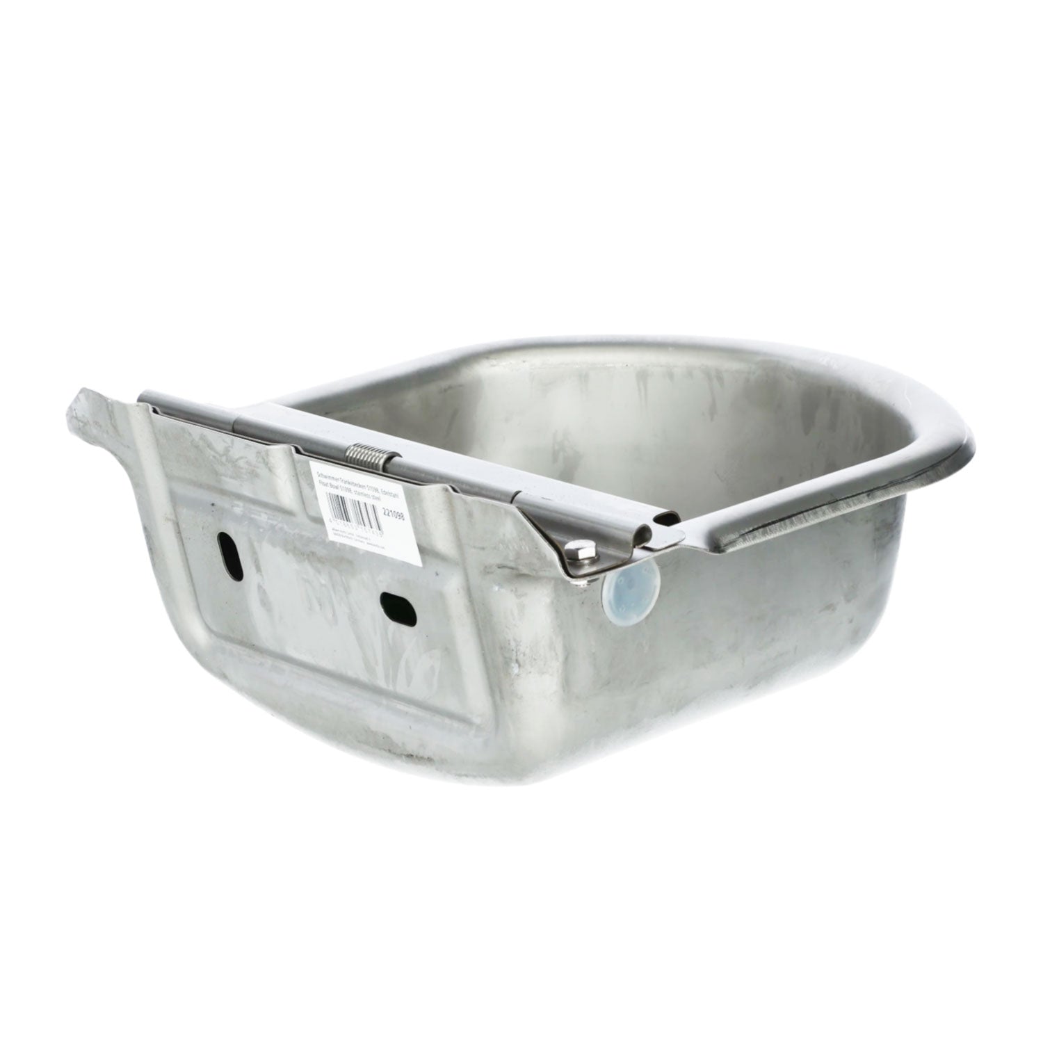 Schwimmer-Tränkebecken Edelstahl S1098, Wasserdurchfluss: 6,5l/min
