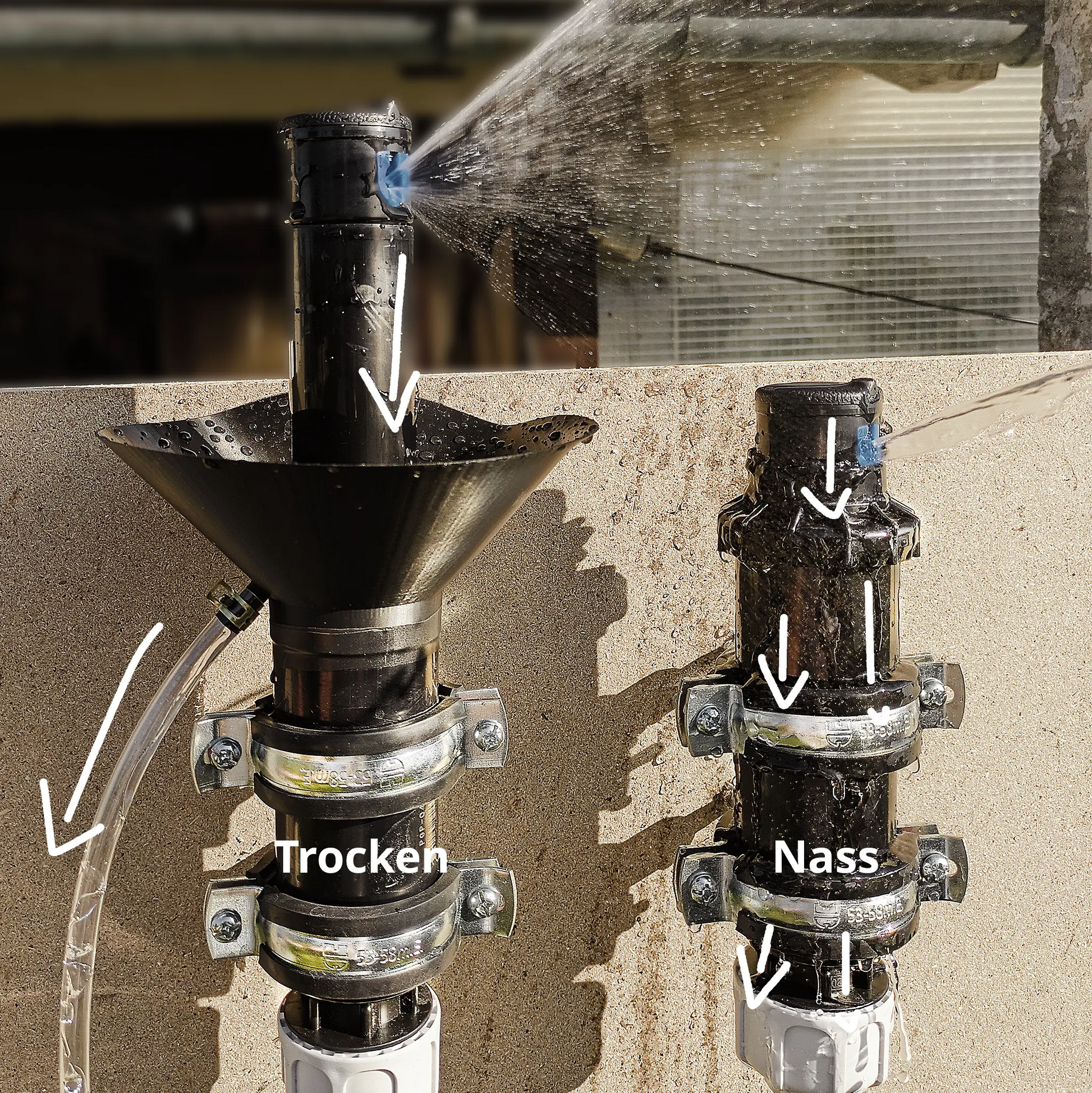 Wetman Wasserstop für Reithallen und Reitplätze