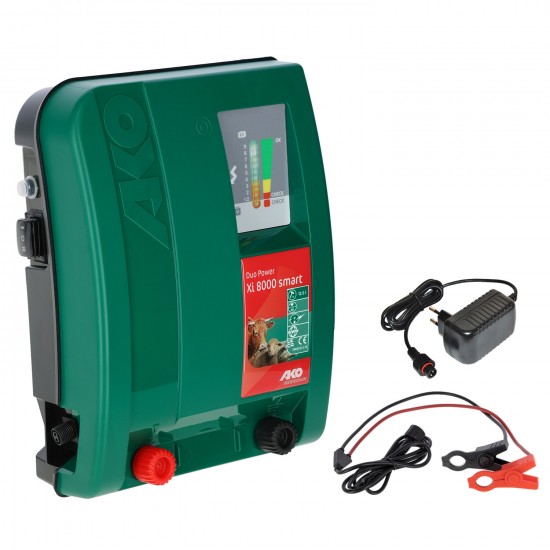 AKO Duo Power Xi8000 smart -extrem schlagstarkes Duo Weidezaungerät 0