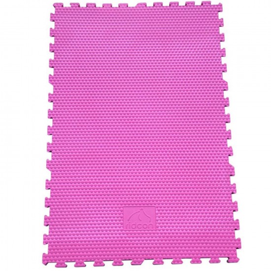 EVA-Stallmatte pink, mit Rundumverzahnung 0