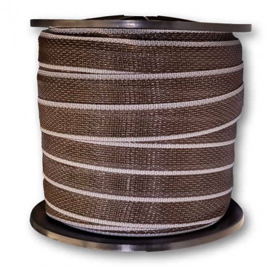 ExclusivLINE Elektro-Band 4 cm braun/weiß 0