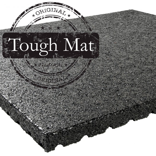 Tough Mat, Gummigranulat Stallmatte, schwarz Ridcon