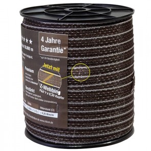 ExclusivLINE Elektro-Band 2 cm braun/weiß 0