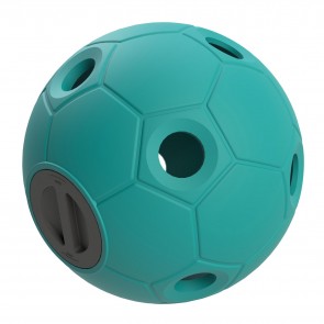 Futterspielball Soccer in verschiedenen Farben türkis 0