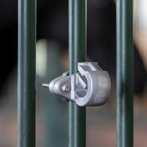 Haltehaken für Heunetze aus Aluminium 0