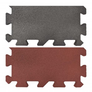 Seite für Quadrat Stallmatte in rotbraun oder grau - fein grau 2,5 cm 0