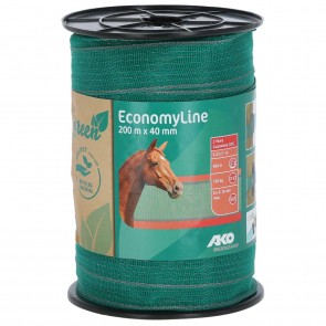 Weidezaunband EconomyLine 2.0 40 mm - 400 m, grün/grau 0